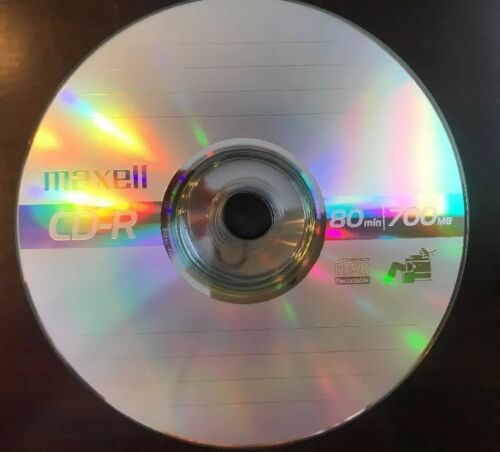 Maxell CD-R 700MB 80 min Blank Media Disks Discs 60 Discs Total NEW Unsealed