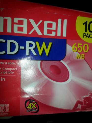 Maxell cd-rw 10 pack