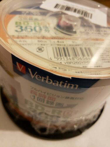 MITSUBISHI Verbatim Blank Blu ray Disc BD-R DL 50GB 50 Discs VBR260YP50V1 New