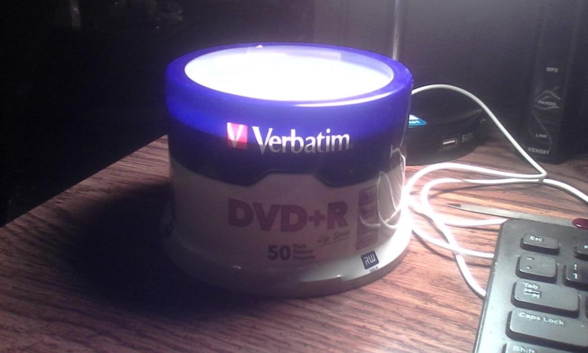 Verbatim Blank DVD+R 50 Pk. Cakebox Spindle to Record Your Favorite Memories!