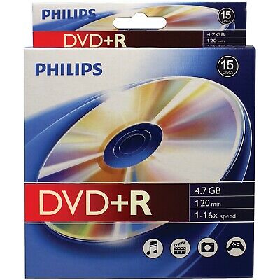 PHILIPS(R) DR4S6B10B/17 Philips(R) 4.7GB 16x DVD+Rs, 10-pk Peggable Box