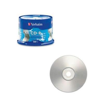 Verbatim CD R 52X Silver Inkjet Print - 95005