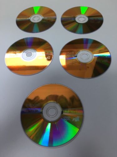 Five Maxell 638033 4.7 GB DVD R Free Shipping Free Returns ! 16X2 Hours
