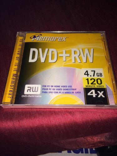 Memorex 4.7GB DVD+RW Media (Single) (Discontinued by Manufacturer)