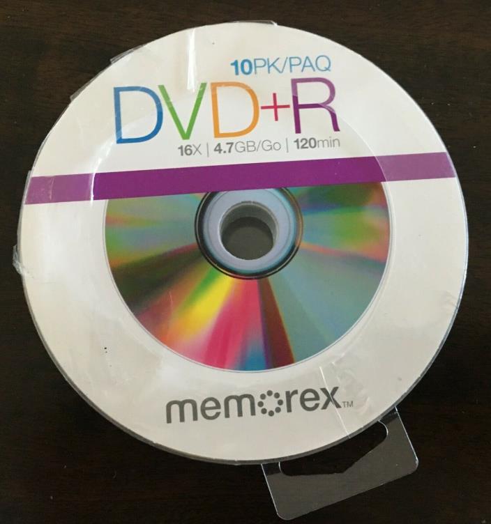 Memorex 99057 DVD+R 16x Discs, 10 Pack