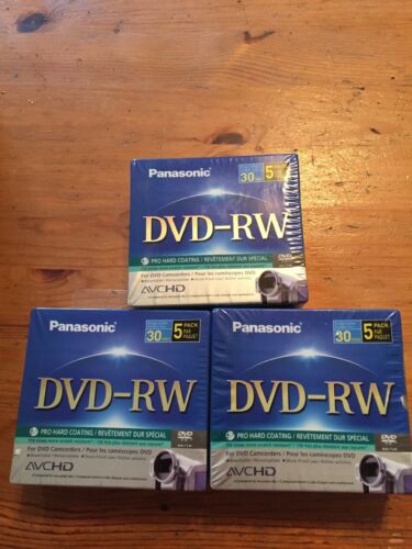 Panasonic LM-RW30U 15 Single-sided 30 Minute 8cm DVD-RW Disc for DVD Camcorders