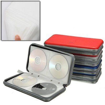 Neewer 80 Disc CD/VCD/DVD Case Storage Organizer Wallet Holder Album Box, White