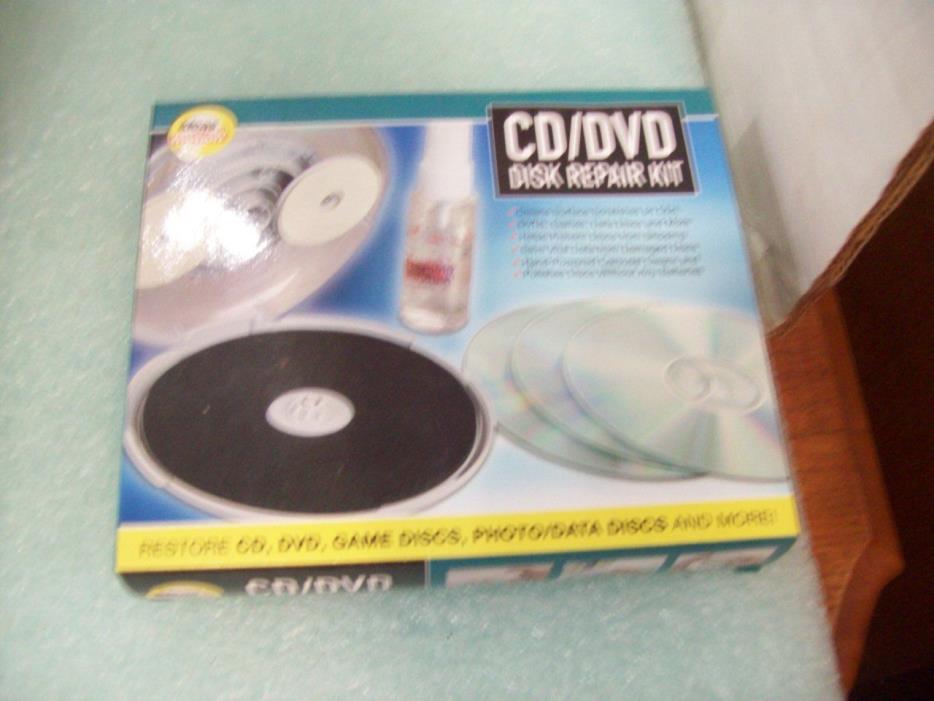 CD/DVD Disc Repair Kit by Ideas In Motion NEW T11