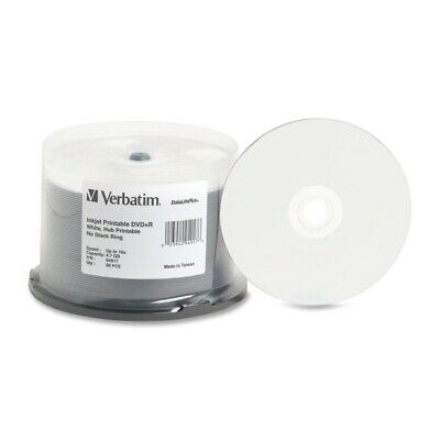 VERBATIM CORPORATION 94917 50PK DVD+R 16X 4.7GB 16X WHITE