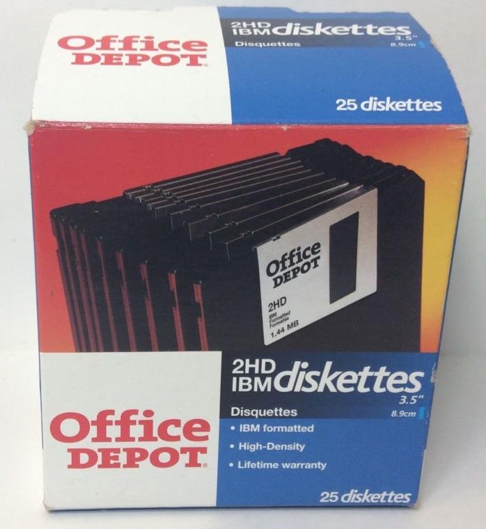 25 IBM Diskettes 3.5