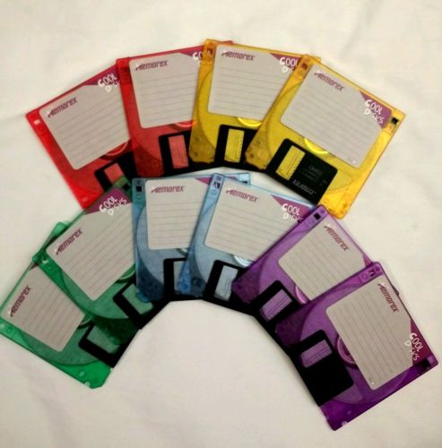 NEW 10 Memorex Cool Disks 3.5