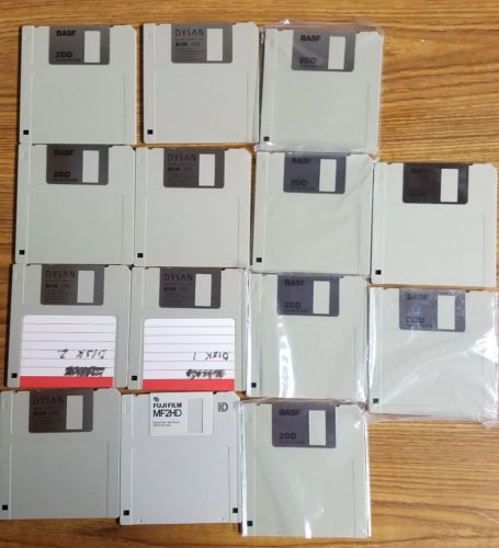 3.5 diskettes