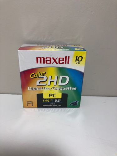 Maxell Color Diskettes 2HD Brand New