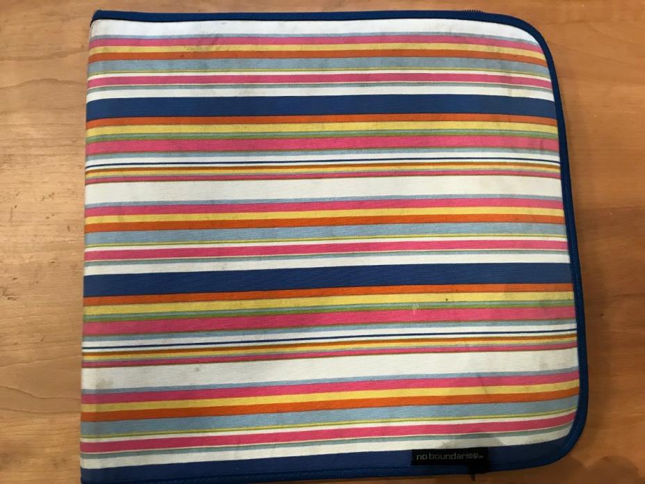 128 CD DVD No Boundaries Travel Case Storage Holder Holds 128