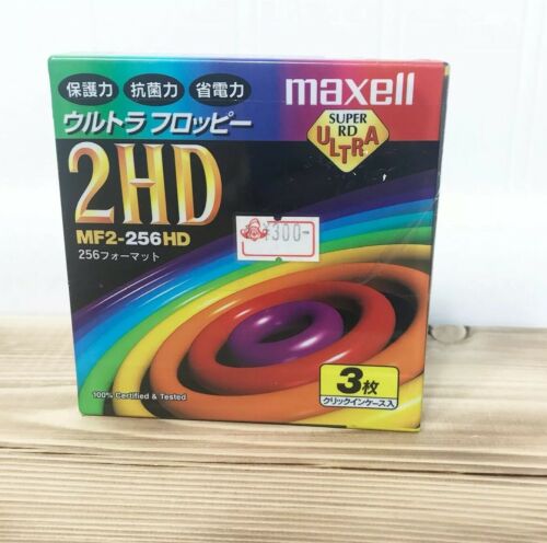 MAXELL 2 HD MF2-256HD Disk New Import From Japan Super RD Ultra Sealed!