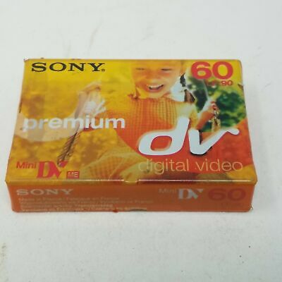 Sony Mini DV Premium 60 min DVC Cassette Camcorder Video Tape DVM60PR3