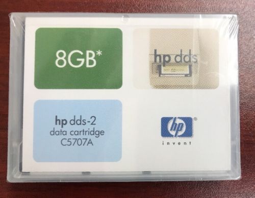 HP DDS-2 8GB Data Cartridge Lot of 2 tapes (C5707A) 16GB total 1 sealed