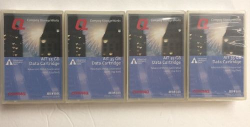 Lot Of 4 AIT 35 Gb Data Cartridges Compaq Sealed 402371-B21 Datacenter