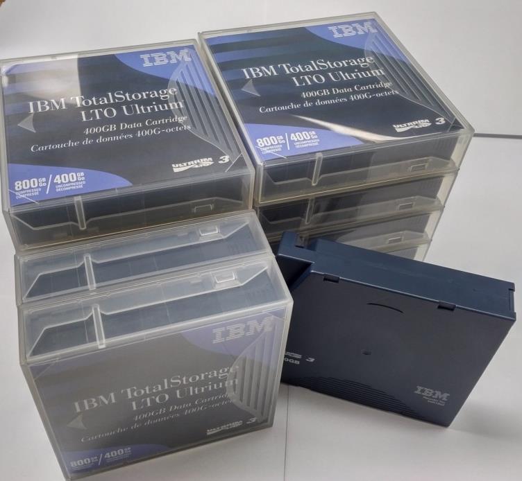 (LOT of 12) LTO Ultrium-3 400GB IBM 24R1922