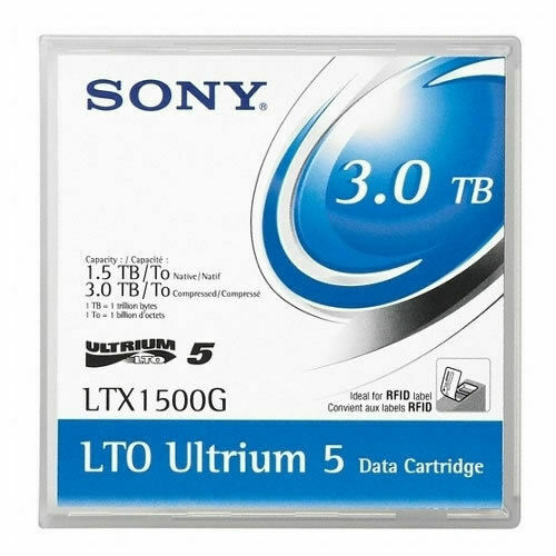 NEW SONY LTX1500G  LTO 5 Ultrium 1.5 TB / 3.0 TB Data Cartridge