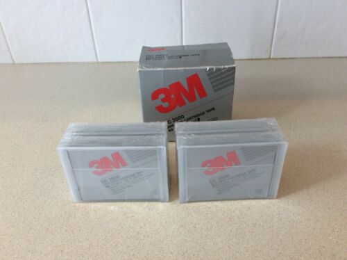 4 New Genuine 3M Company  DC-2000 Mini Data Tape Cartridges 40MB Sealed