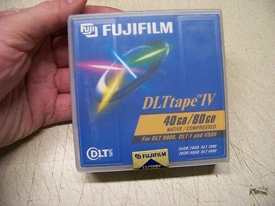 New Sealed Fujifilm DLTtape IV  DLT 4000 7000 8000 DLT 1 VS80 tape drive