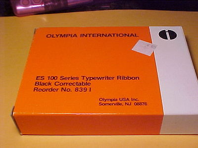 New Olympia international es 100 series typewriter ribbon black reorder no 8391