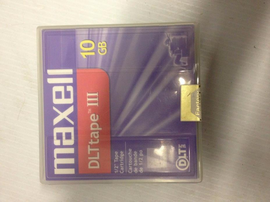 New Maxell DLT-III Backup Tape 10GB DATA TAPE CARTRIDGES