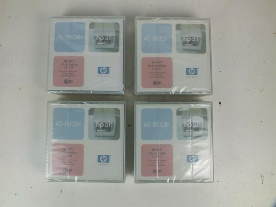 New C5141F HP dlt IV Data Cartridge 40 - 80 GB Lot of 4