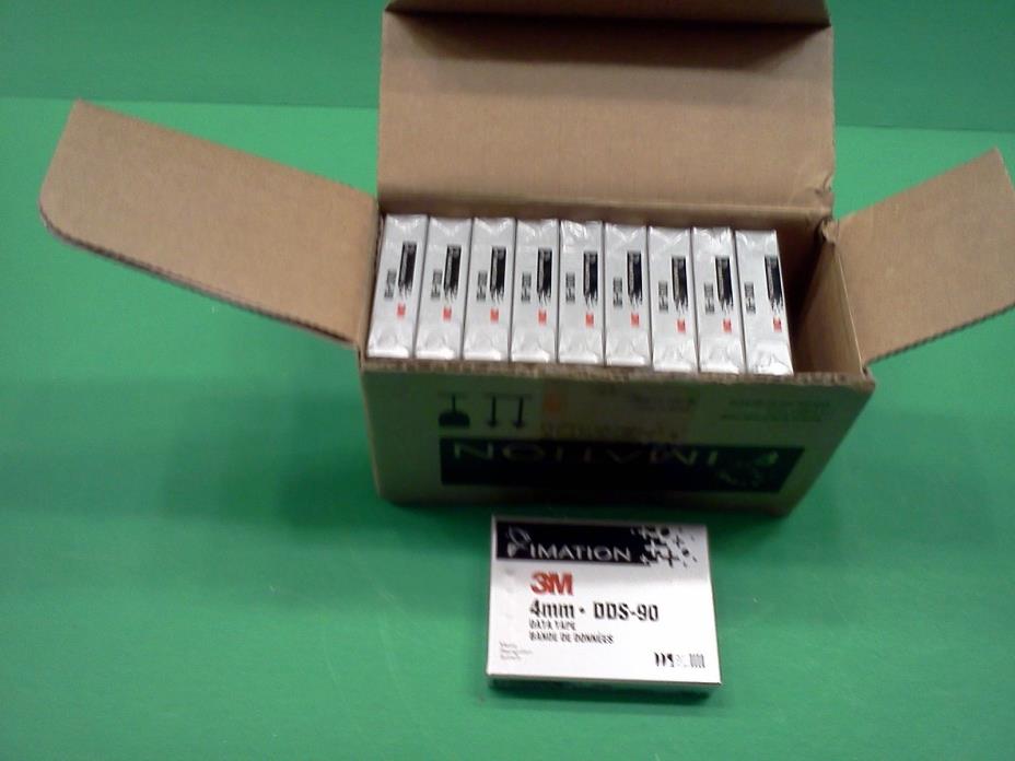 Imation / 3M 4mm  DDS-90 Tape DAT Factory Sealed New BOX OF 10