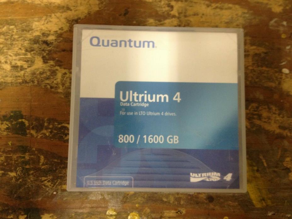 Quantum Ultrium 4 Data Cartridge 800/1600 GB lot of one