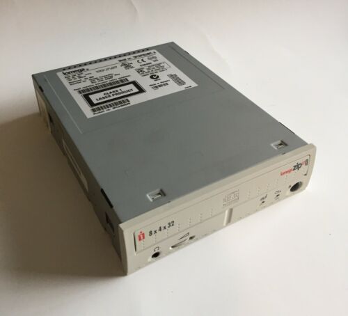 Beige IDE CD-RW 8-4-32 Zip CD 650 Optical Disc Drive ZIPCDP1024INT-A Iomega