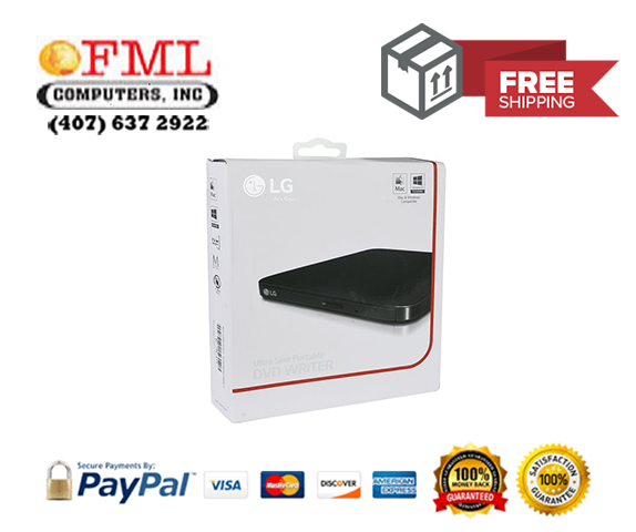 LG SP80NB80 Ultra Slim Portable DVD Writer (Black) - NEW - EXPRESS SHIPPING