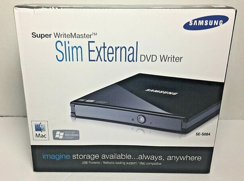 Samsung Super WriteMaster SE-S084 Slim External DVD Writer Laptops