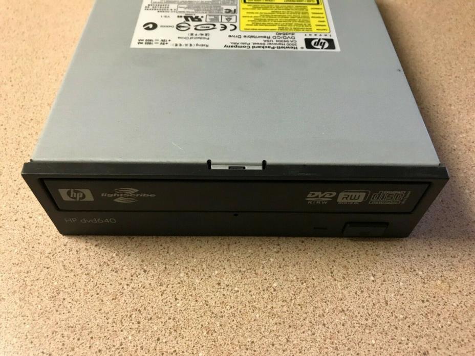 HP DVD640 16X Internal IDE Dual Layer DVD/CD-RW Drive with Lightscribe - Black