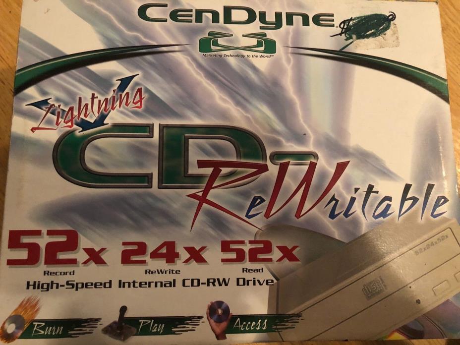 CenDyne ReWritable CD 52 record 24 rewrite 52 Read