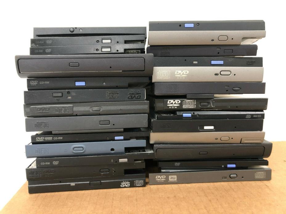 Lot of 26 CD-RW / DVD CD-ROM Drives Laptop Dell HP Lenovo IBM Compaq Toshiba