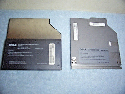 DELL DVD-ROM 5W299-A01 AND DELL LATITUDE CP 66766 FLOPPY DISK DRIVE MODULES