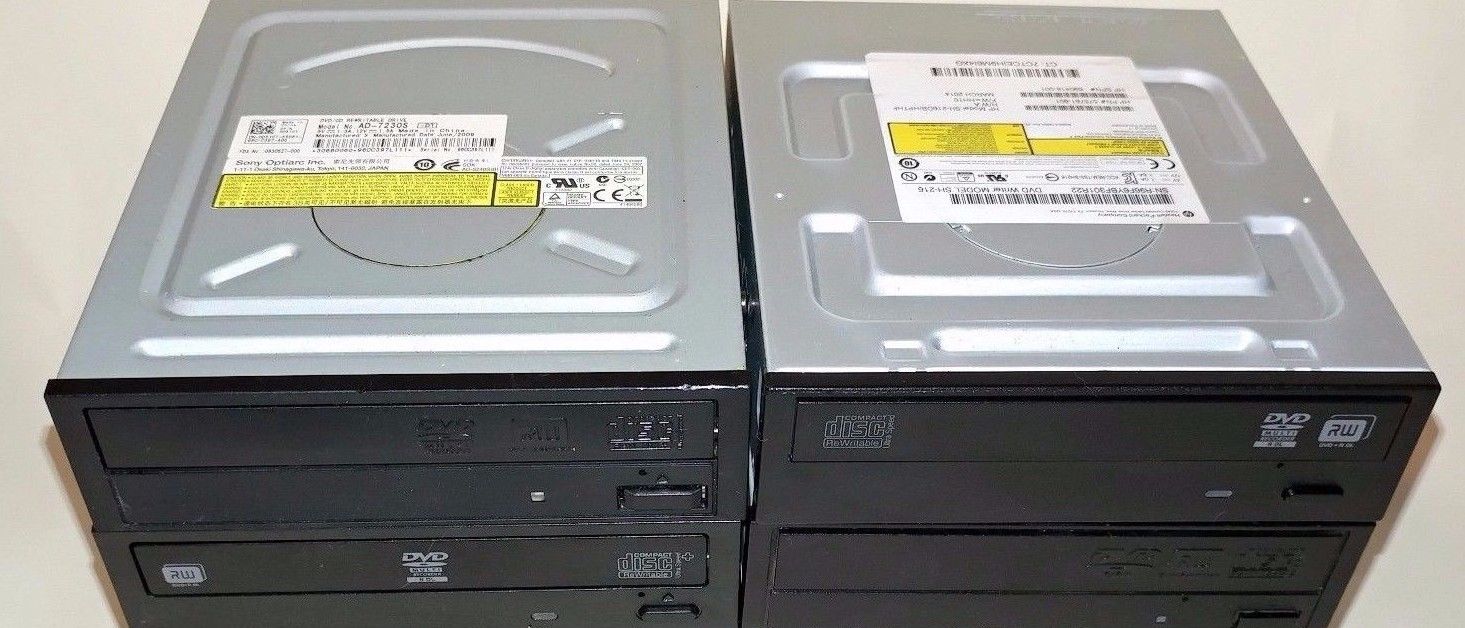 Lot 4 IDE PATA DVD/CD+-RW Multi Burner & Rewriter Desktop Optical Drives (DVDRW)