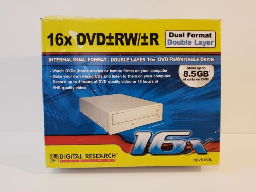 Digital Research 16x DVD RW/R Internal Dual Format Double Layer Rewritable Drive