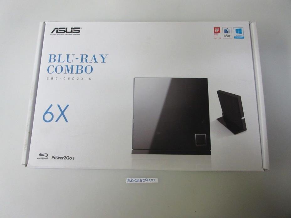 Asus SBC-06D2X-U 6X USB Blu-ray Combo Slim External Drive