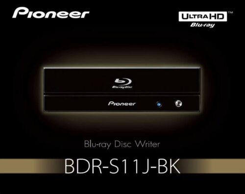 BDR-S11J-BK Pioneer Ultra HD Blu-ray Burner 4K Bluray internal drive BD/DVD/CD