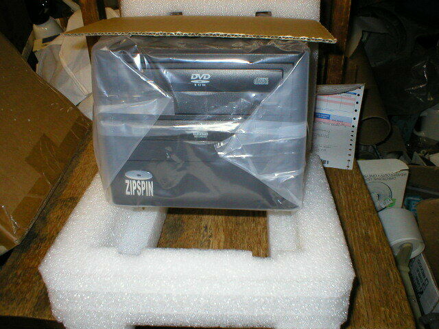 ZIPSPIN #22213 CD/DVD Disc Duplicator Zip Spin CD DVD Master Burner Recorder
