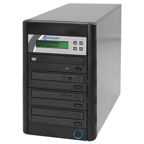 Microboards QD-DVD-123-03 24x/48x Standalone 1 to 3 DVD/CD Duplicator