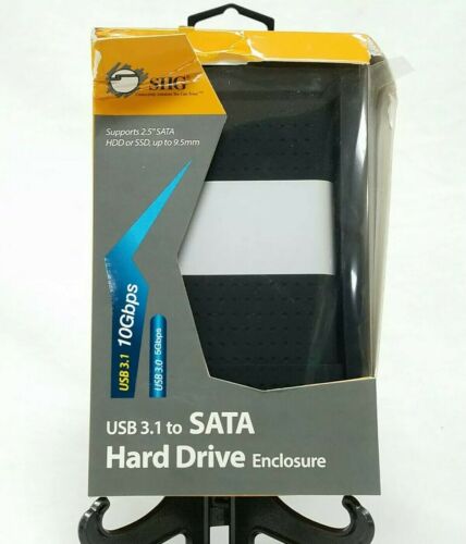 SIIG USB 3.1 to SATA Hard Drive Enclosure  2.5