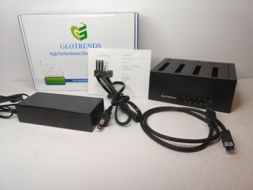 Hard Drive Duplicator eSATA Dock - GLOTRENDS K4 4 Bay USB 3.0 + eSATA Hard Dr...