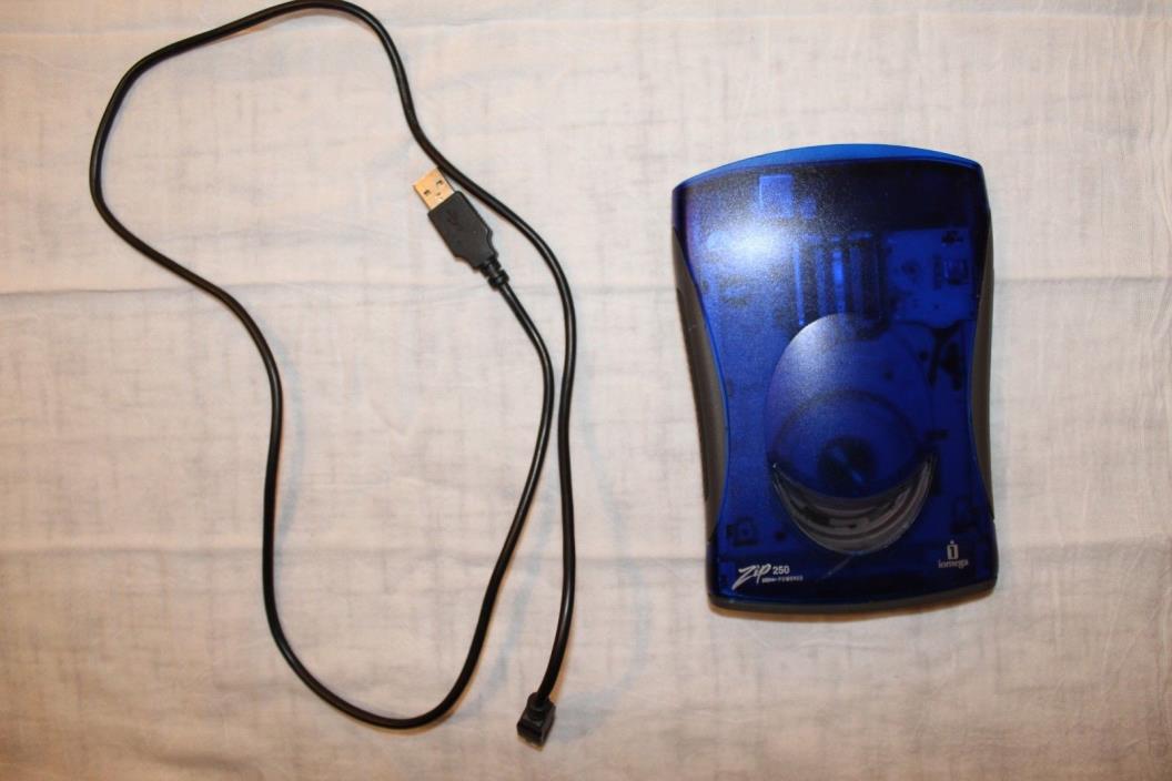 iOmega Zip 250 USB Powered External Drive with USB cable - Z250USBPCMBP