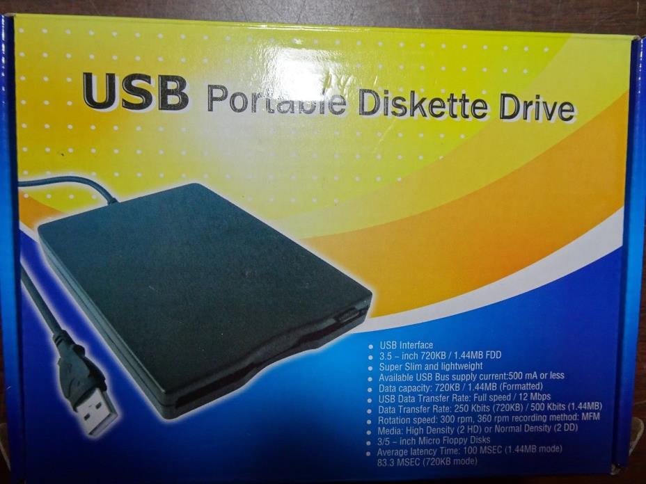 USB Portable Diskette Drive 1.44mB