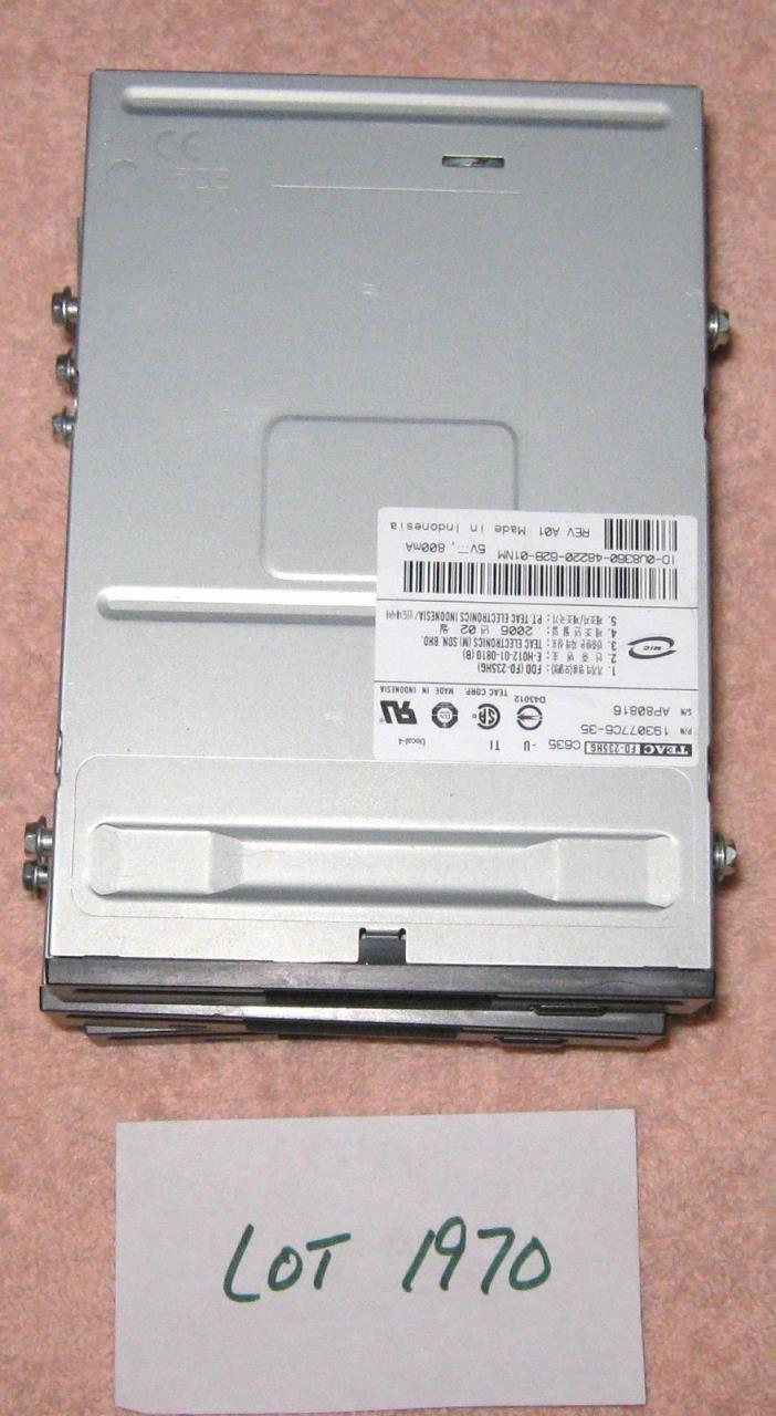 Lot of 3 TEAC FD-235HG FDD Floppy Disk Drive 1.44mb pin male PN 193077C6-35 (B)