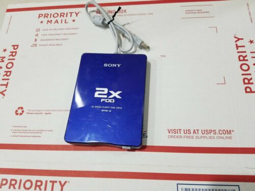 Sony 2x FDD MPF88E - External Portable USB Floppy Disk Drive